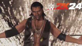 WWE 2K24  Razor Ramon Entrance Signature Finisher Victory [upl. by Chill]