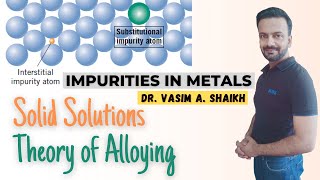 Solid Solutions  Theory of Alloying  Impurities in Metals  HumeRothery Rules [upl. by Xuerd400]