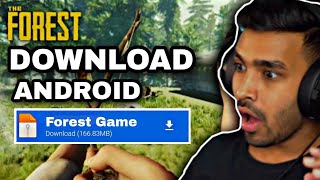 The forest game download and gameplay for mobile  Techno Gamerz [upl. by Pyotr777]