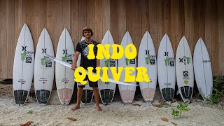 WHAT SURFBOARDS TO TAKE ON A INDO TRIP  VON FROTH [upl. by Yerg571]