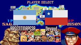 Street Fighter II Best Match  ARGENTINAPESA AR vs Devaud CL [upl. by Ramsey602]