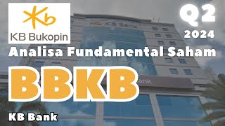 Cara Investasi Saham BBKB Q2 2024  KB Bank [upl. by Banebrudge587]