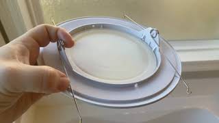 NICOR Recessed Can Light Fixture Trim  How to Install [upl. by Tomasina]