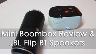 Logitech Mini Boombox Bluetooth Speakers Review amp Compared with JBL Flip [upl. by Ecnadnac412]