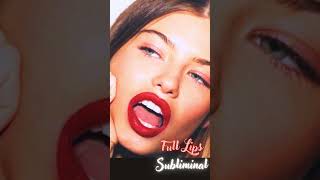 Full Lips Subliminal 💄💋 [upl. by Sucramed249]