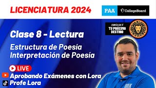 Clase 8  Poesía  Curso Gratis PAA 2024 [upl. by Stargell]