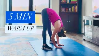 5 MIN WARM UP FOR AT HOME WORKOUTS Full Body [upl. by Hallette]