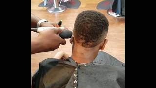 Bevel Trimmer Giving a Signature Fade [upl. by Ledeen]