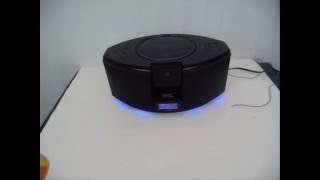 Demo  Memorex Home Audio System with iPod Dock and CD Player From Seller quotCEOofWoWquot On Amazon [upl. by Elockin]