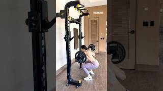 Barbell Back Squat  workout fitness Squat Barbell homegym homeworkout [upl. by Navak]