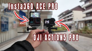 We have a Winner  DJI ACTION 5 PRO vs INSTA360 ACE PRO  which one is better [upl. by Lontson]