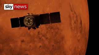 UAEs Hope probe successfully enters Mars orbit [upl. by Kcirtemed]