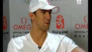 Michael Phelps  Post Beijing 2008 Entrevista [upl. by Odlauso]