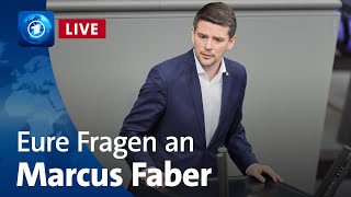 Eure Fragen an Marcus Faber  Bericht aus Berlin Extra [upl. by Nileve610]