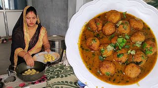 Gobhi ke kofte kaise banate hai  Gobhi kofta curry recipe [upl. by Ahsenhoj]