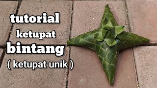 cara membuat ketupat bintang ketupat unik [upl. by Zachariah]