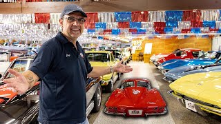 Corvette Collection For Sale  Greg Grams Personal Collection  25 C2 Corvettes at Volo Auto Museum [upl. by Luapsemaj]