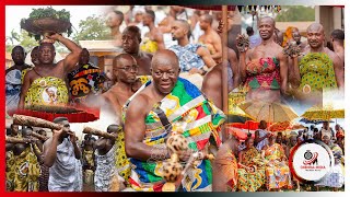 LIVEAsantehene’s Royal Procession From Manhyia Durbar Grounds After Ahoho Awukudae [upl. by Queen]