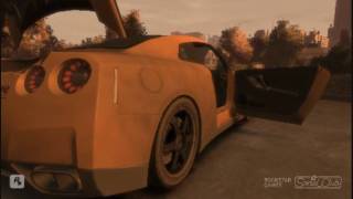 GTA 4 Audi RS4 vs Nissan GTR [upl. by Colp]