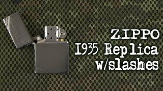 Демонстрация Zippo 1935 Replica WSlashes [upl. by Tyika158]