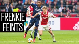 Best moments of Frenkie de Jong at Ajax  FRENKIE FEINTS [upl. by Bobina240]