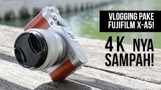 Fujifilm xa5 review untuk vlogging ada test video juga [upl. by Aerona]