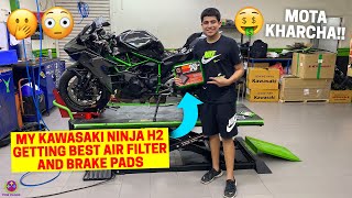 NEW UPGRADES in KAWASAKI NINJA H2  MOTA KHARCHA  🤑😭 [upl. by Lachus]