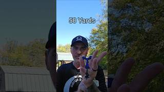 50 yards Tiny Slingshot Accuracy slingshot archery catapult [upl. by Edra]