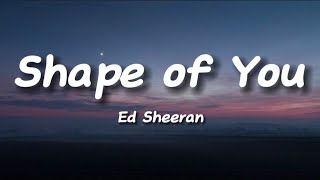 Ed Sheeran  Shape of You Lyrics [upl. by Khan911]