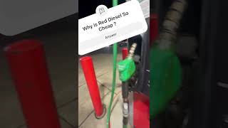 WHY IS RED ⛽️ DIESEL IS CHEAPER❓WHY🤔 diesel fuel offroad [upl. by Elahcar]