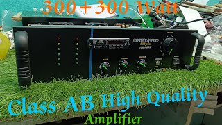 Class AB Amplifier300300 Watt RMS AmplifierStereo Amplifier For Home [upl. by Lamson]