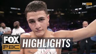 Vito Mielnicki Jr rebounds from loss in KO victory over Noah Kidd  HIGHLIGHTS  PBC ON FOX [upl. by Rakabuba]