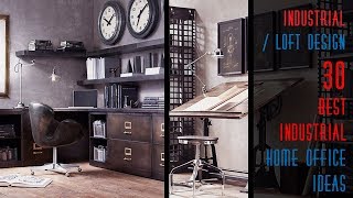 30 Best Industrial Home Office Ideas [upl. by Anael]