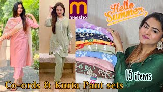 MEESHO trendy Coord sets  MEESHO Best kurta Pant Sets  MEESHO Jewellery haul  Ajio haul Ria Das [upl. by Sallyanne51]