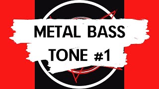 Amplitube 5 Metal bass tone [upl. by Tova616]