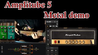 Amplitube 5 Metal demo [upl. by Elaweda]