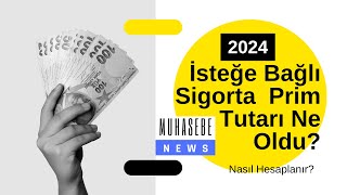 2024 İsteğe Bağlı Sigorta Primi Tutarı Ne Oldu Hesaplama Nasıl Yapılıyor [upl. by Revkah]