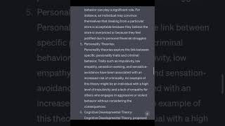 Criminology lecture 3Crime and CriminalityTheoretical Perspectives amp theories with examplesCss [upl. by Hterrag469]