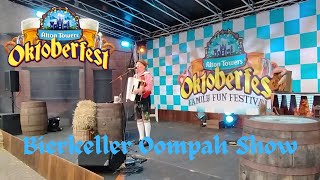 Bierkeller Oompah Show Oktoberfest 2023 at Alton Towers Resort [upl. by Fisoi]