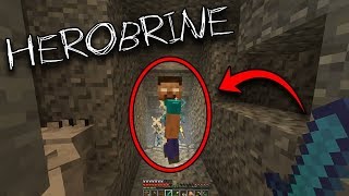 Herobrine visited my Minecraft World AND I ATTACKED HIM Minecraft Herobrine Sighting 2018 [upl. by Kareem132]