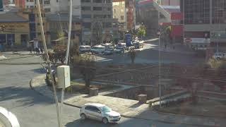 La plaza del Estadio en Miraflores un día antes de la construcción de los viaductos [upl. by Yelnik]