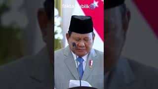 Presiden prabowo menyampaikan dukungannya kepada rakya timur tengah dihadapan PM Singapura [upl. by Haras493]