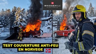 Bridgehill la couverture antifeu pour éteindre un feu de voiture sans eau [upl. by Prudie]