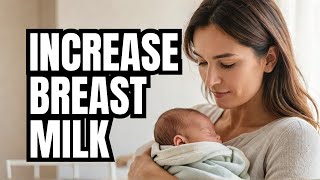 How to Effectively Increase Your Breast Milk Supply Fast [upl. by Meeki]