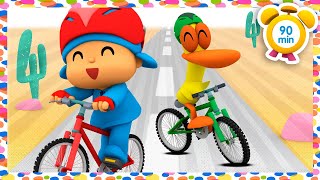 🚲 POCOYO ENGLISH  Valentina Wants To Ride A Bike 90 min Full Episodes VIDEOS amp CARTOONS for KIDS [upl. by Norrat892]