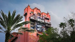 Tower of Terror OnRide Front Row POV in 4K  Hollywood Studios Disney World Florida 2024 [upl. by Nic513]