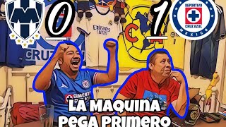 quotLa Maquinola pinto de Azul el Gigante de Aceroquot Reacciones Monterrey vs cruz azul Semis Ida 2024⚽️🥅 [upl. by Haidadej96]