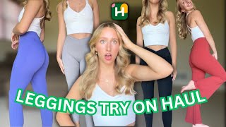 The Only Leggings Youll Ever Need  HALARA LEGGINGS Try On Haul Halara [upl. by Bannasch]