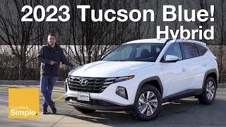 2023 Hyundai Tucson Blue Hybrid AWD  Bargain Compact SUV Hybrid [upl. by Atirat]