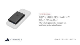 Quad Lock MAG Battery Pack Recalled [upl. by Schnapp]